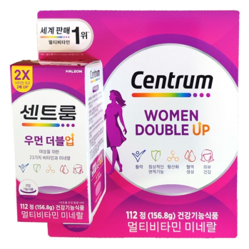 센트룸 우먼 더블업 멀티비타민 미네랄 112정 (5개)_이미지