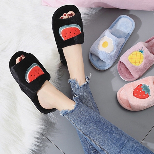 제라카 ZERAKA    과일 슬리퍼 겨울 사무실 실내화 거실화 FSD863