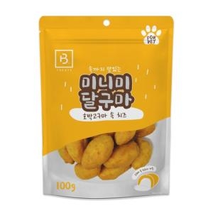브리더랩 독 미니미 달구마 호박고구마 속 치즈 100g (1개)_이미지