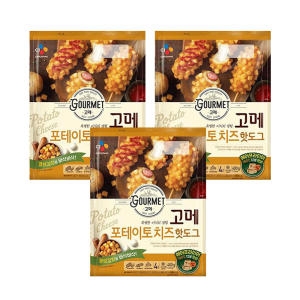 CJ제일제당 고메 포테이토 치즈 핫도그 400g (3개)_이미지