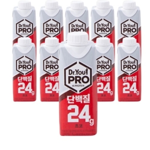 오리온 닥터유 단백질 프로 드링크 초코 250ml (12개)
