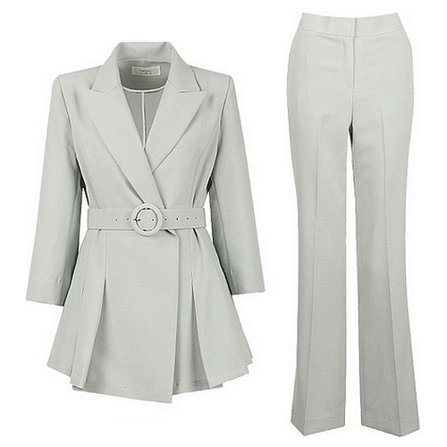 비비드 시크릿가너 여름 벨트자켓+부츠컷팬츠 세트_이미지