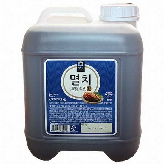 청정원 멸치액젓 진 9kg (1개)_이미지
