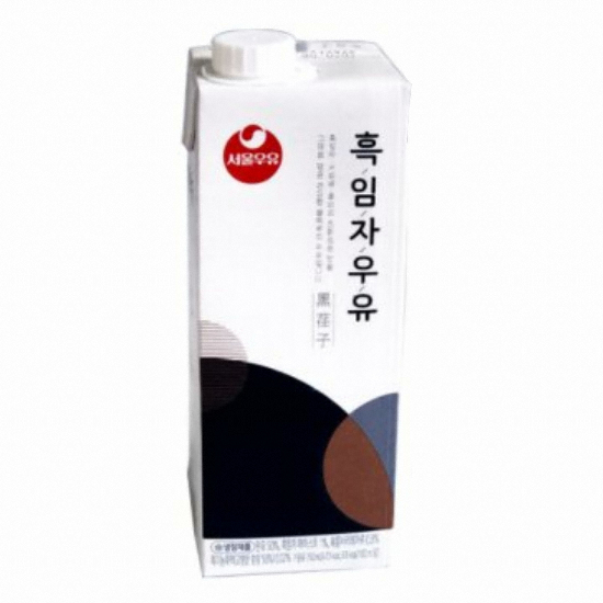 서울우유 흑임자우유 750ml (8개)_이미지