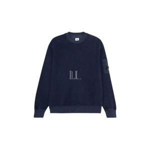 CP컴퍼니 씨피 컴퍼니 Sea 아이슬란드 크루 맨투맨넥 렌즈 니트 18CMKN126A 004037A 888 씨 아일랜드_이미지