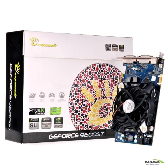 MANLI 지포스 9600GT D3 512MB_이미지