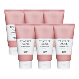 해피바스 티트리 아크네 클렌징 폼 150ml (6개)_이미지