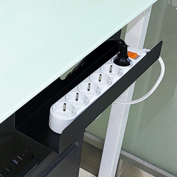 햇살맑은집 동화속나무 깔끄미 멀티탭선반 400