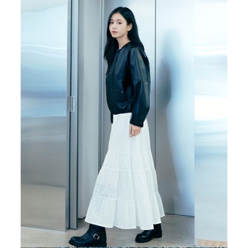 셀렙샵에디션 ltgt CELEBSHOP EDITION 코튼100 티어드 풀 스커트 2079007658 144892