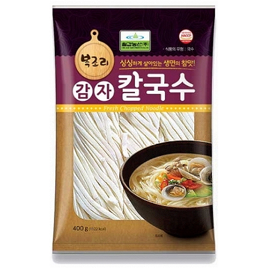 칠갑농산 칠갑 복조리 감자 생칼국수 400g (1개)