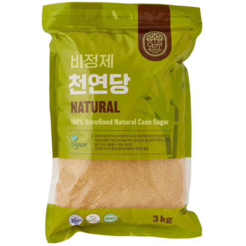 오르코 비정제 천연당 3kg (1개)