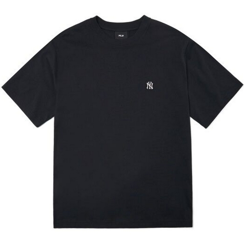 MLB 베이직 스몰로고 반팔 티셔츠 뉴욕양키스 3ATS01023 (50BKS, 블랙)