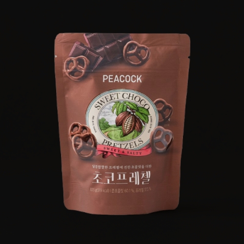 이마트 피코크 초코 프레첼 105g