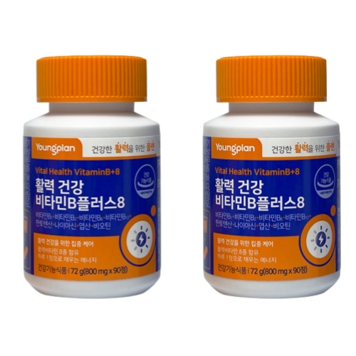활력 건강 비타민B 플러스8 800mg 90정