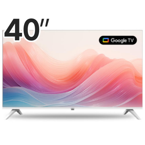 티브이지 40형 FHD 화이트 스마트TV (스탠드)_이미지