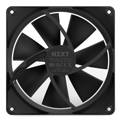 NZXT F140 RGB (컨트롤러/2팩, 블랙)_이미지