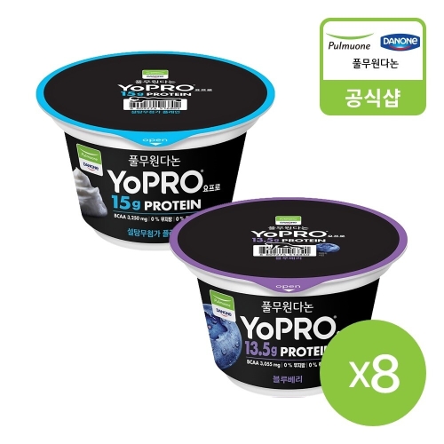 풀무원다논 요프로 프로틴 플레인 150g (8개)_이미지