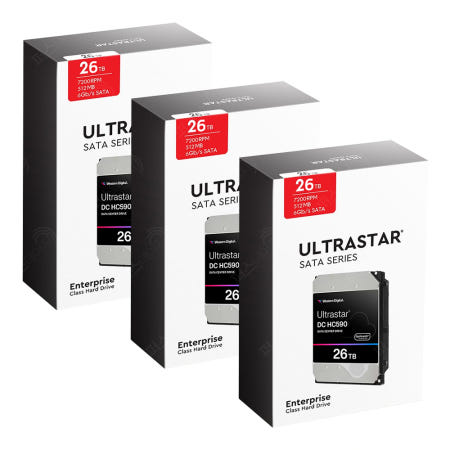 Western Digital Ultrastar DC HC590 �ڽ� ��Ű�� 7200/512M WUH722626ALE6L4