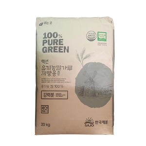 사조동아원 맥선 유기농 밀가루 제빵용 강력 20kg (1개)