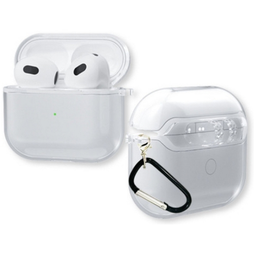 에바다 에어팟3 일체형 이니셜 투명 젤리케이스