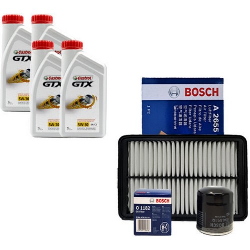 캐스트롤  GTX SP/C3 5W30 4L + 보쉬필터 현대 아반떼AD 1.6 LPI