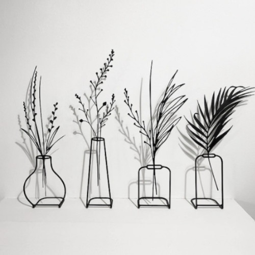 [불명] ALUA 알루아 감성 인테리어소품 철제오브제 화병디자인 시리즈 매트 화이트 A 타입이미지입니다. 누르면 해당 게시물로 새창이동합니다.