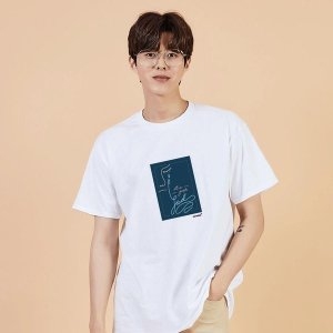 키밍 슬픔 반팔코디 그래픽티셔츠 오버핏 W74175D_이미지