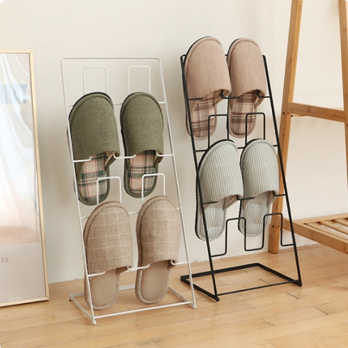 네이쳐리빙 스틸 접이식 실내화걸이 (4단)_이미지