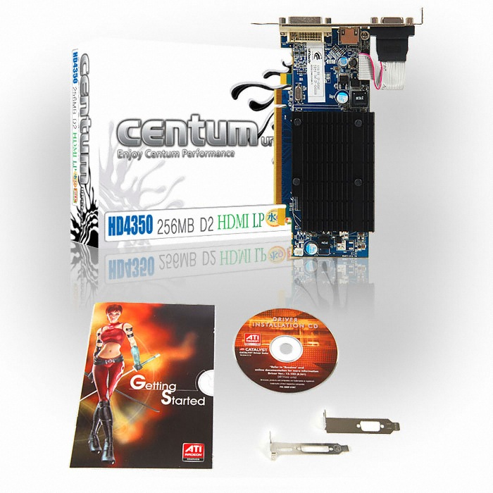 ���������� �󵥿� HD 4350 CENTUM HDMI D2 256MB LP