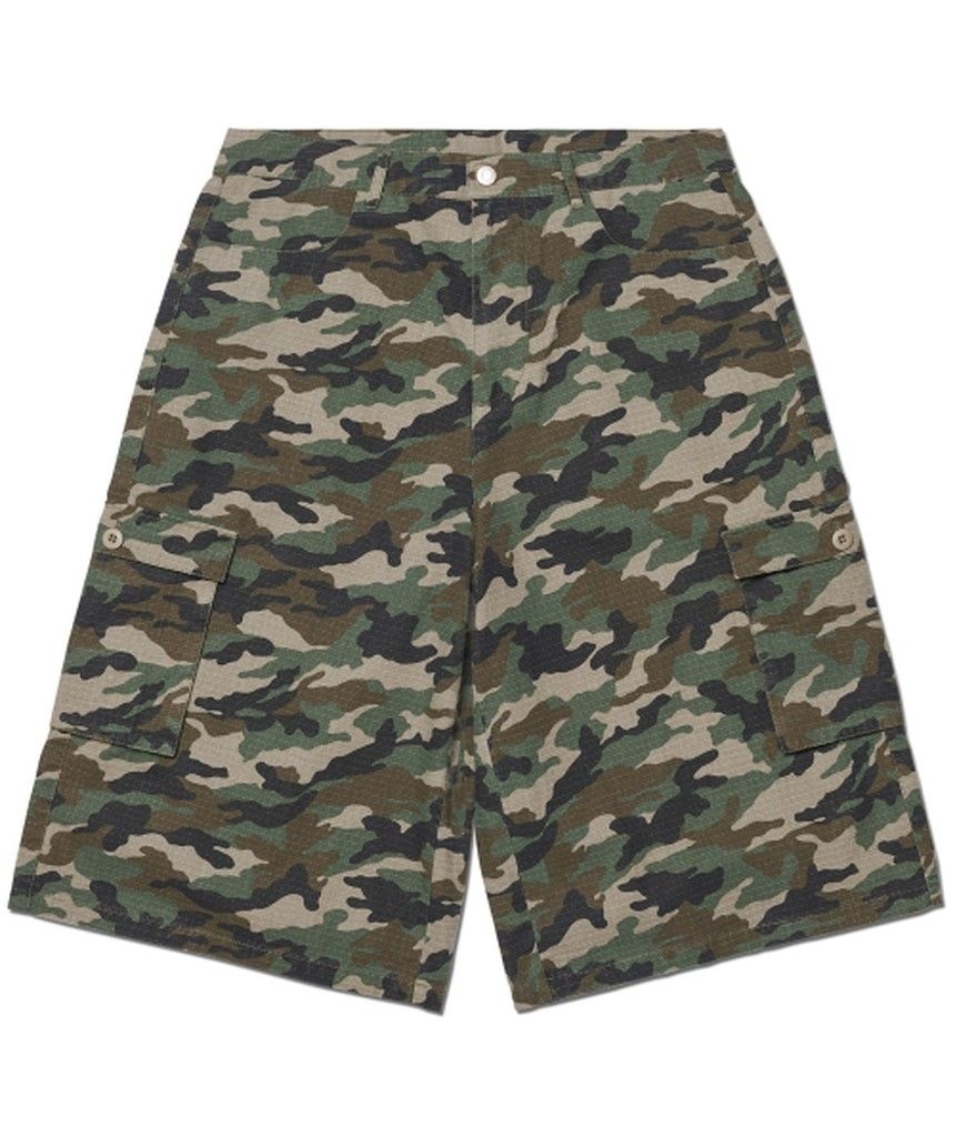 노매뉴얼 D.P CARGO BERMUDA PANTS CAMOUFLAGE NMSS52SP01CMO