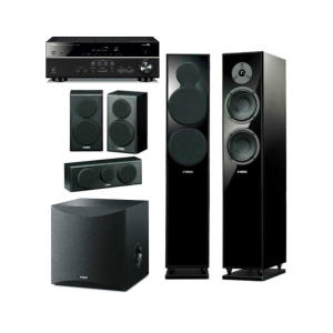 야마하  RX-V385 + 스피커[NS-F150 5.1채널,SW300]
