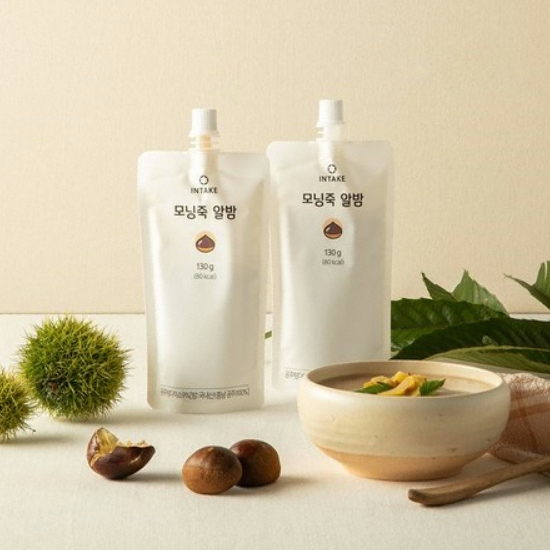 인테이크 모닝죽 알밤 130g이미지입니다. 누르면 해당 게시물로 새창이동합니다.