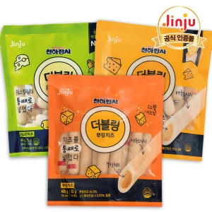 진주햄 천하장사 더블링 소세지 4종 <b>콘</b>스윗치즈