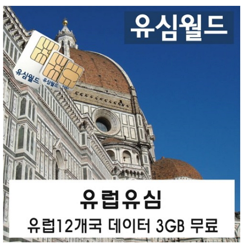 유럽 유심 60일 (3GB)