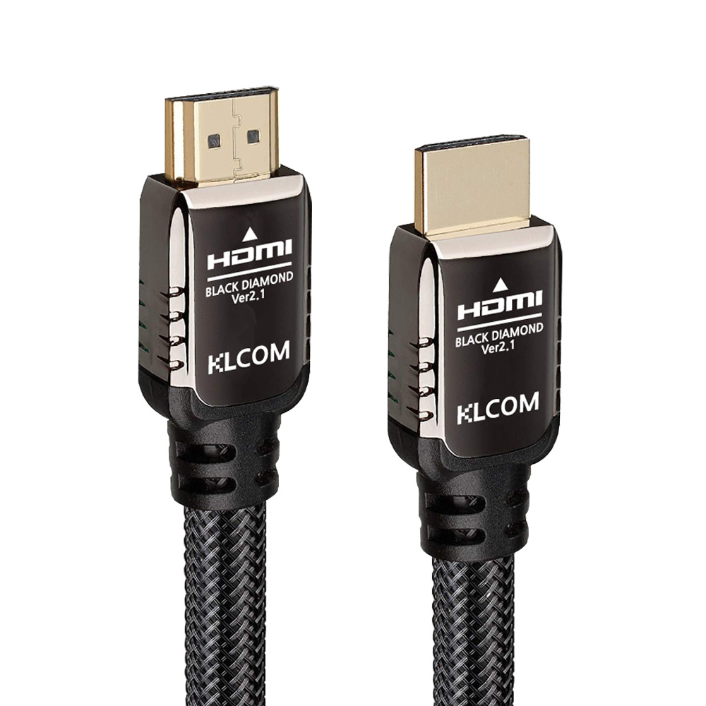 케이엘시스템 KLcom BLACK DIAMOND 고급형 HDMI v2.1 케이블 (KL82, 1m)