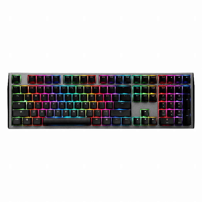 Ducky SHINE7 RGB SEAMLESS PBT 이중사출 한글 (저소음 흑축)_이미지