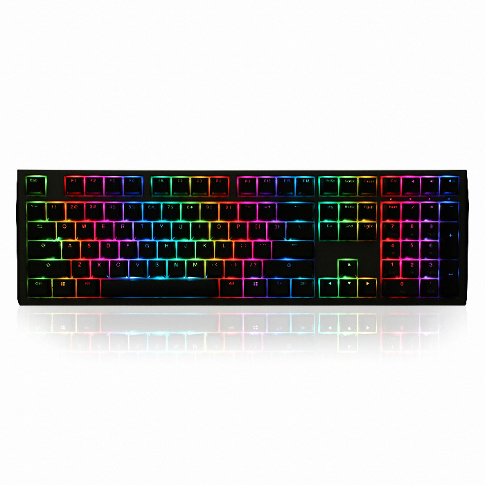 Ducky SHINE7 RGB SEAMLESS PBT 이중사출 한글 (저소음 흑축)_이미지