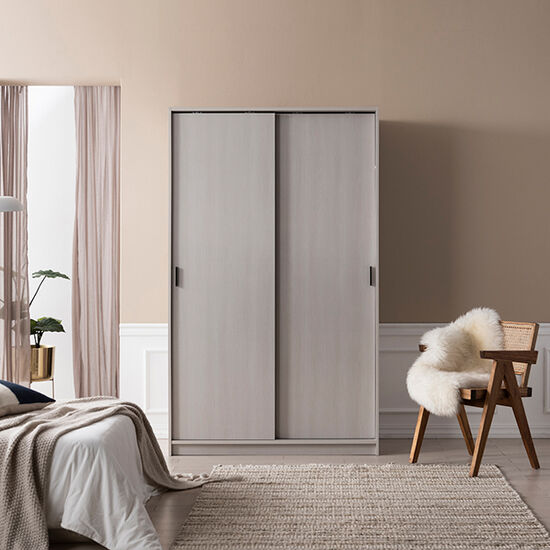 리바트  토피 슬라이딩 긴옷행거형 옷장 1200