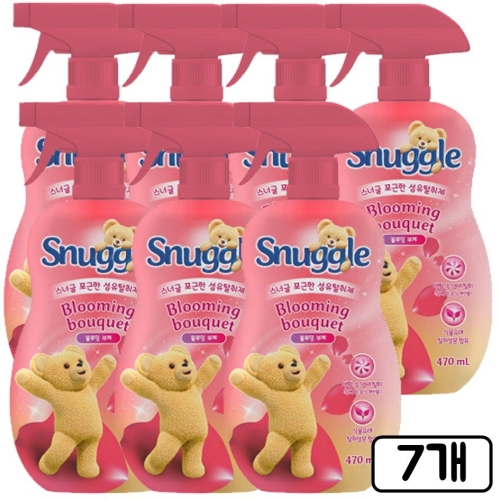 유니레버 스너글 블루밍 부케 470ml (7개)