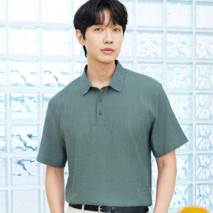 오스틴리드 by 주 파크랜드 그린 크링클 티셔츠 ATS24218 100_이미지