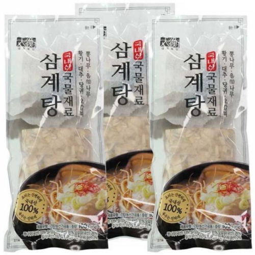 대형농산 삼계탕 국물재료 100g (3개)_이미지