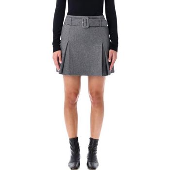 아페쎄 세실 울 미니 스커트 히터 그레이 153246391