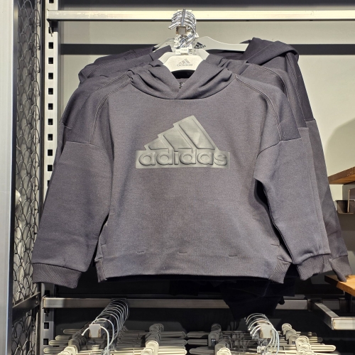 아디다스 퓨쳐 아이콘 로고 후드 스웨트셔츠 블랙 HR6301 6J0102483_이미지