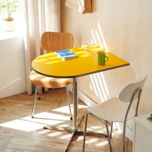 밀랑 블레블레 반타원형 식탁 700