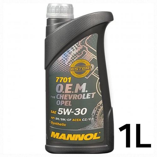 마놀 7701 OEM 쉐보레 오펠 5W30 1L