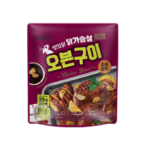 랭킹닭컴 맛있닭 닭가슴살 오븐구이 소이갈릭 150g (1개)_이미지
