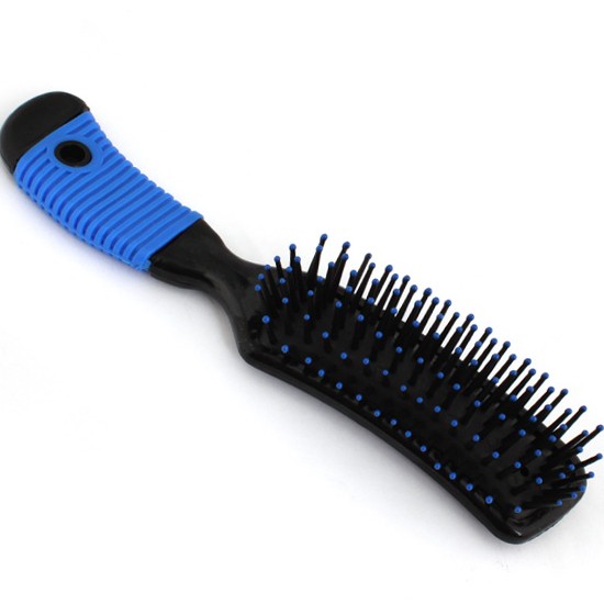 S 쿠션 헤어브러쉬 중