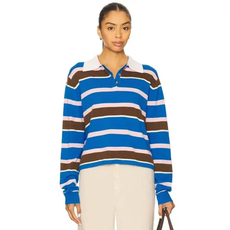 EnC 리볼브직영몰 Guest In Resid e CROPPED 스트라이프 럭비 스웨터 GUER-WK11 Pullover_이미지