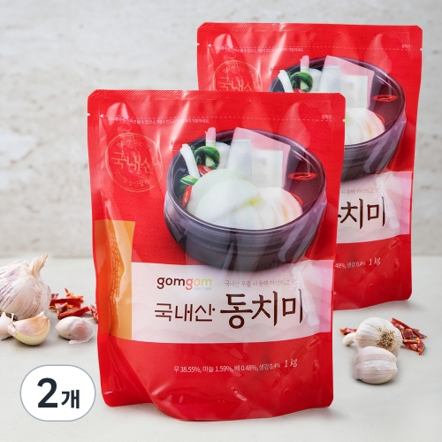 곰곰 국내산 동치미 1kg (2개)_이미지