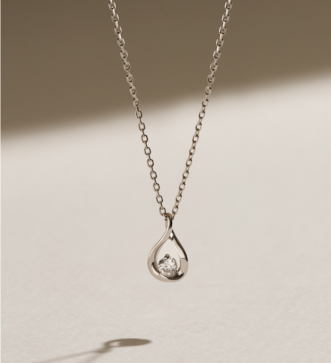 미니골드 김천점 플래티넘 나인하트 베이직 웰 1부 다이아몬드 목걸이 NAAS5005D 프로포즈 결혼예물 PT950